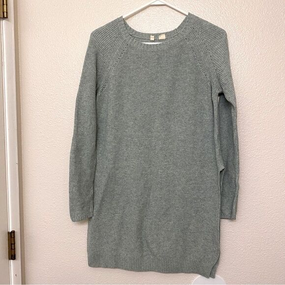 Anthropologie Moth Side Tunic coastal Pasadena Sweater dress cashmere blend XS - Picture 2 of 12